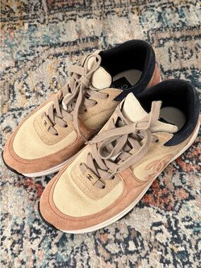 CHANEL Suede Sneakers